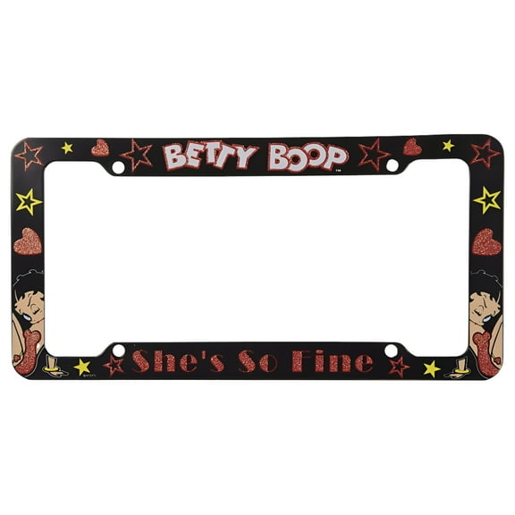 Betty Boop Glitter Plate Frame
