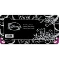 thumbnail image 1 of Cheshire Cat We're All Mad Here Plastic License Plate Frame, 1 of 4