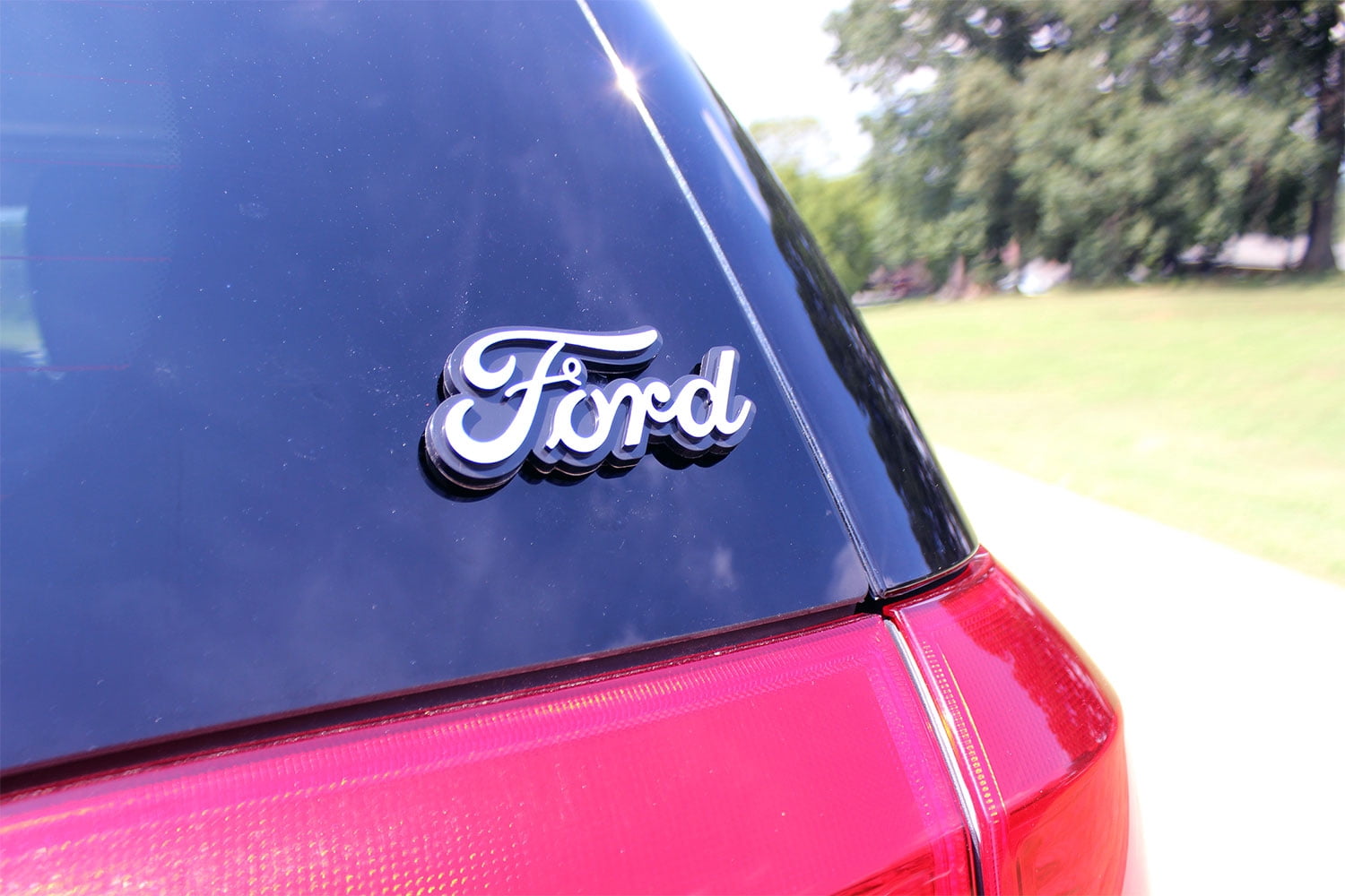 Ford Fuel Injection Emblems Chroma Graphics Ford Injection Molded Emblem AC 9114 - Walmart.com
