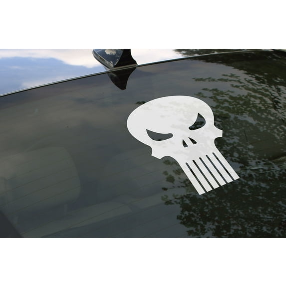Chroma Graphics Punisher Skull Logo Cutz Decal 46011