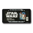 thumbnail image 1 of Star Wars Millennium Falcon License Plate Frame, 1 of 3