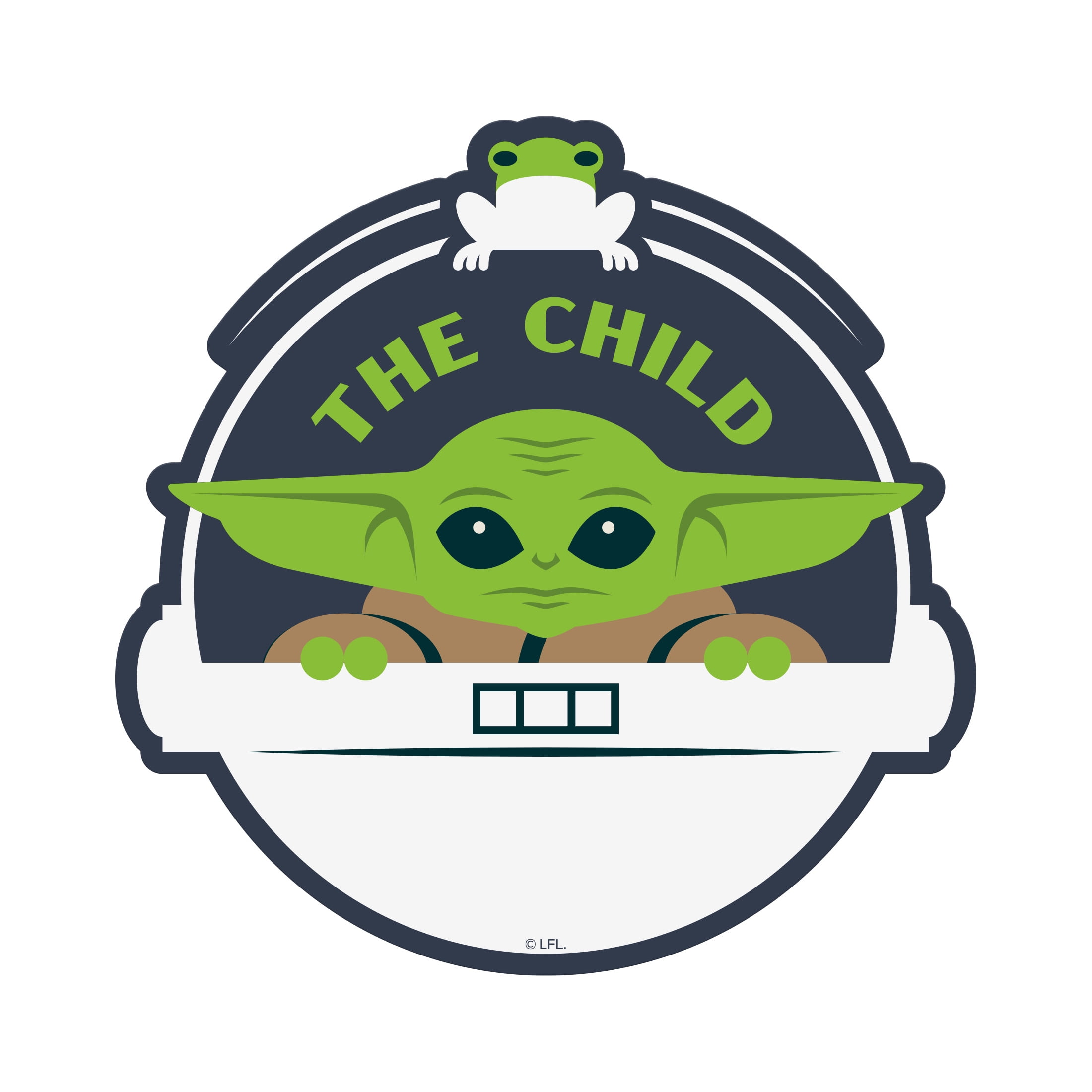 Chroma Graphics The Mandalorian The Child Vinyl Auto Decal 4.75