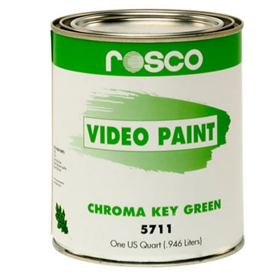 Rosco Chroma Key Paint, 1 Quart, Green