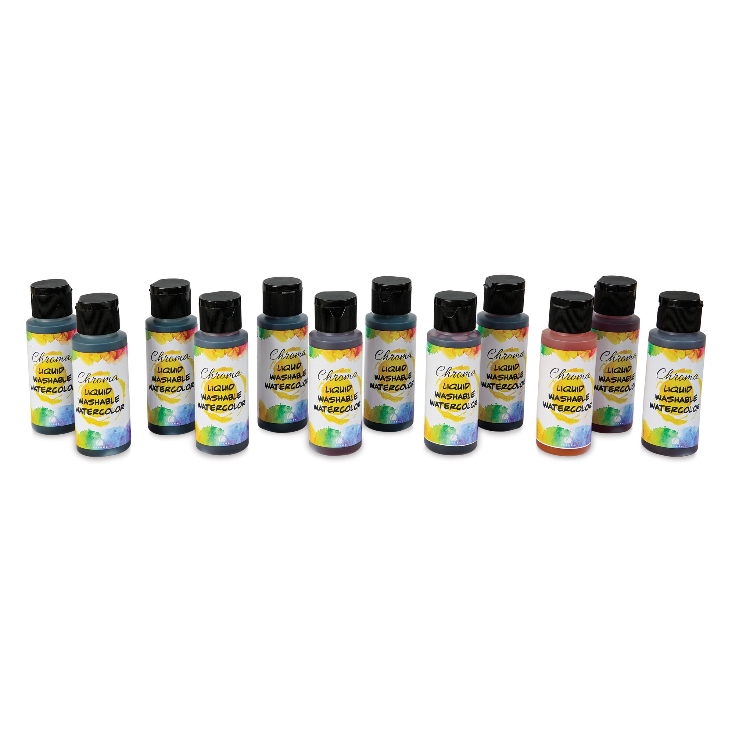 Chroma Liquid Washable Watercolor 12-Color Set