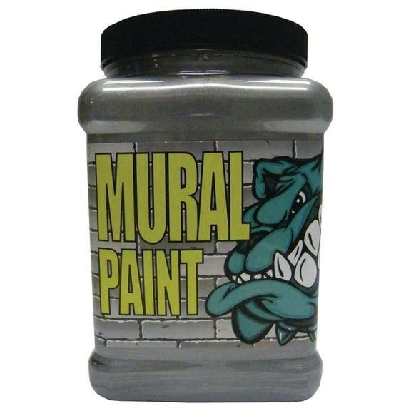 Chroma Mural Paint, 1/2 Gallon, Rock Star Silver