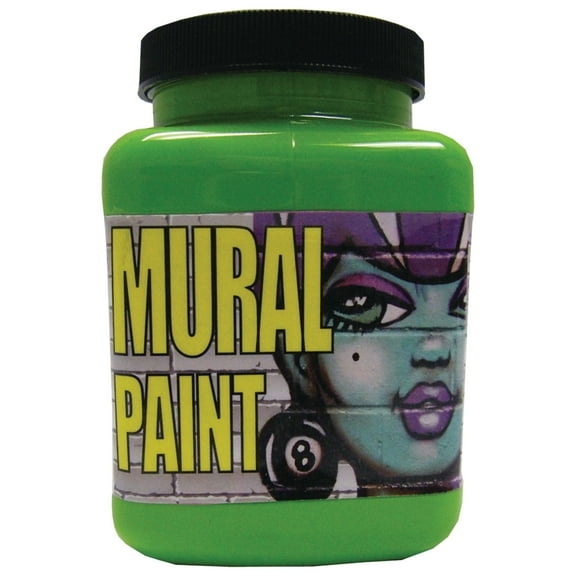 Chroma Mural Paint, Pint, Slime Green Light