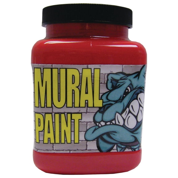 Chroma Mural Paint, Pint, Stop Red