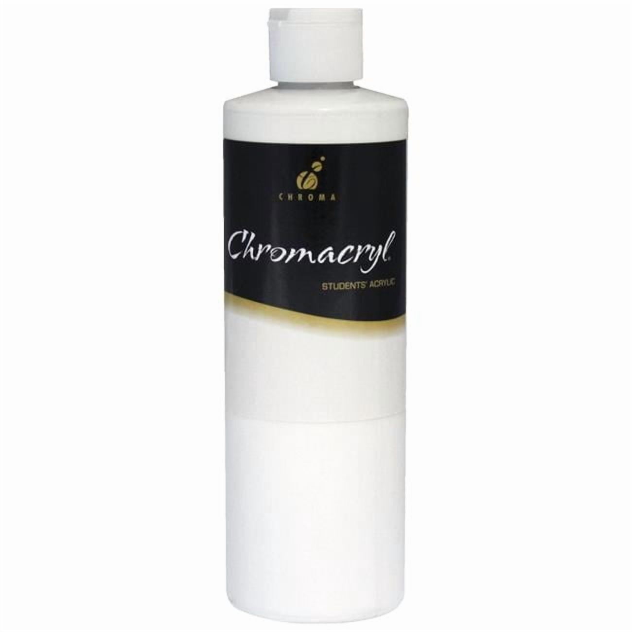 Chroma  Premium Students Acrylic Paint, Pint, -Blockout White