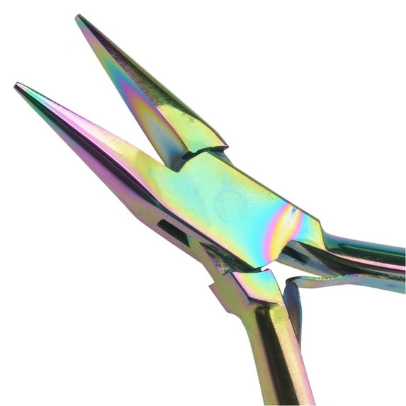 Chroma Series, Chain Nose Pliers with Rainbow Titanium Coating, 1 Piece