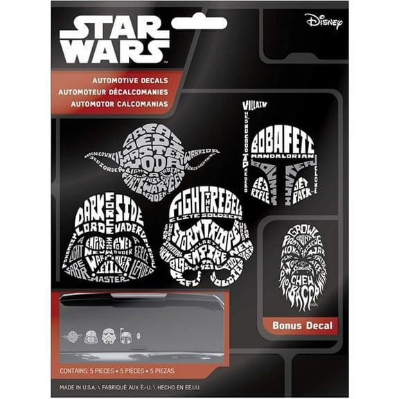 Star Wars Wordle Decal Kit