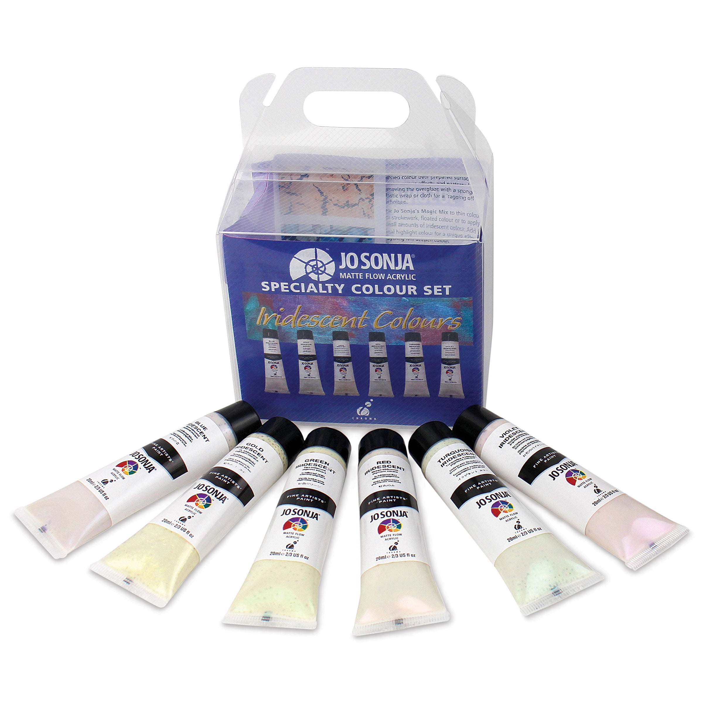 Chroma’s Jo Sonja Specialty Acrylic Paints - Iridescent, Set of 6 ...