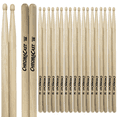 thumbnail image 1 of ChromaCast 2B Hickory Drumsticks Pair - Wood Tipped - Drum Sticks Tour Tested by Pro Drummers - Real Hickory Wood, 1 of 4