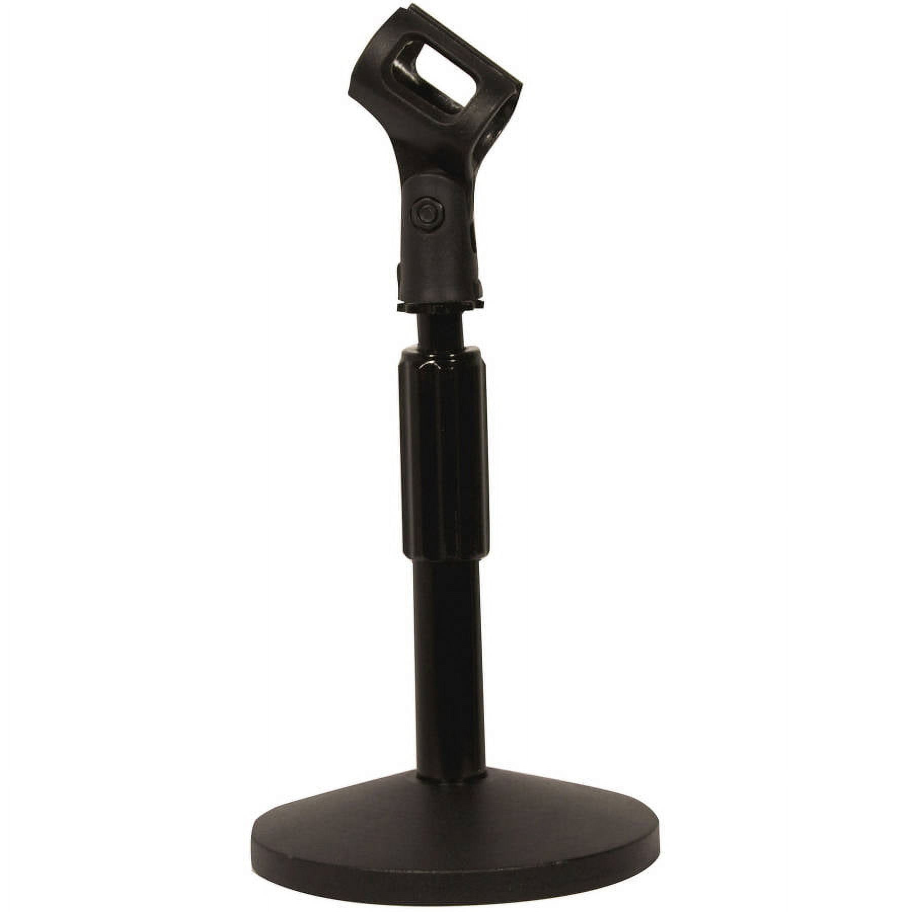 ChromaCast Adjustable Table/Bass Drum Microphone Stand with Mic Clip Holder