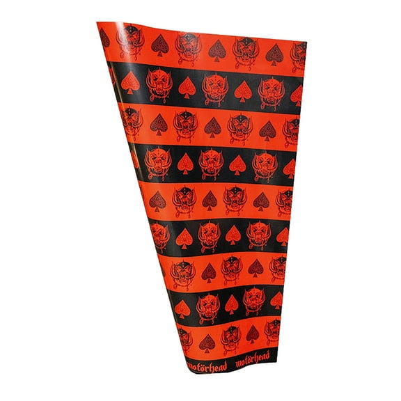 96" x 30" Wrapped in Terror Motrhead Ace of Spades Wrapping Paper- Trick Or Treat Studios