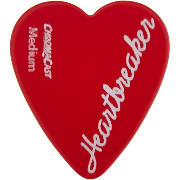 ChromaCast CC-HS-HB-12-PACK"Heartbreaker" Heart Shaped Pick - 12-Pack in Light, Medium and Heavy Gauge