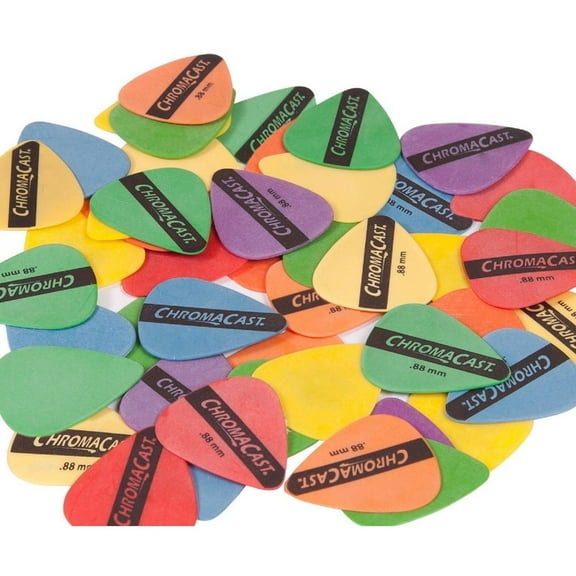 ChromaCast Delrin DuraPick Guitar Picks, Assorted Colors and Gauges