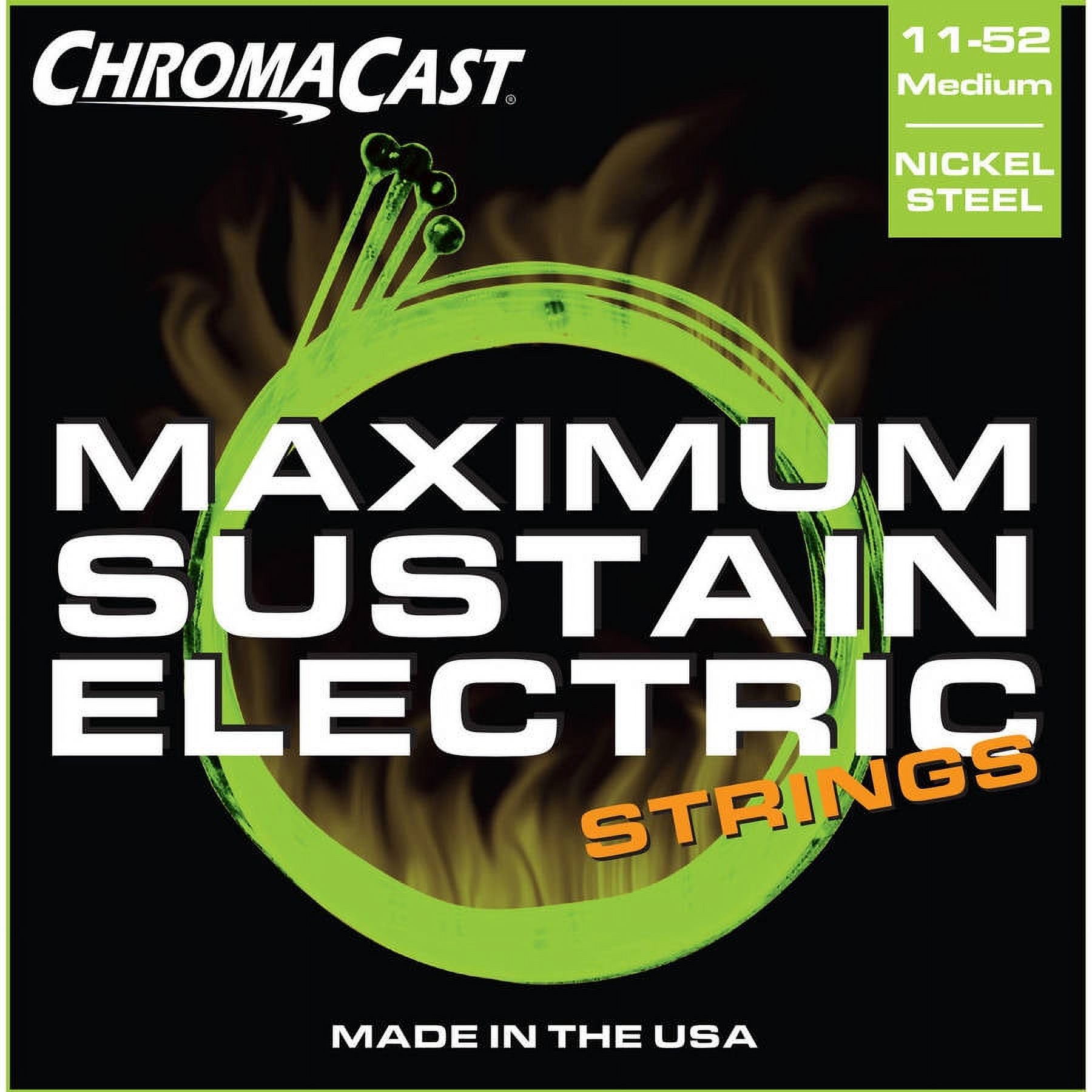 ChromaCast Maximum Sustain Medium Gauge(.011.052) Electric Guitar