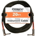 thumbnail image 1 of ChromaCast Pro Series Instrument Guitar Cable Angle - Angle Sunset Orange 20 foot LIFETIME WARRANTY, 1 of 7
