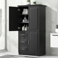 thumbnail image 1 of ChromaCore Tall Wide Storage Cabinet with 3 Doors & 3 Drawers and Adjustable Shelves for Home,Office,Assembly Required, 1 of 7