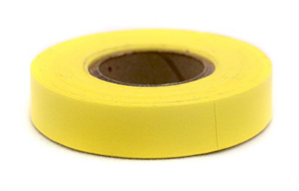 ChromaLabel 0.50 Inch Clean Remove Color Code Tape, 500 Inch Roll, Yellow