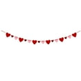 thumbnail image 1 of ChromaMuse 1 Pack Felt Heart Valentine’S Day Garland Banner Valentines Day Heart Decorations for Anniversary Wedding Engagement Party Home Office Wall Decorations Supplies, 1 of 9