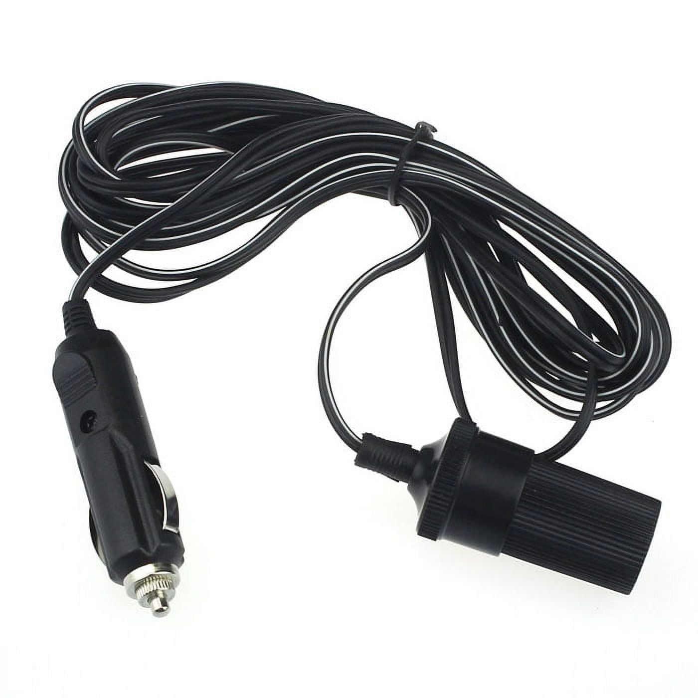 5m cigarette lighter extension lead ChromaMuse Car Cigarette Lighter Extension Cord,Extension Cord with  Cigarette Lighter Plug,Male To Female Cigarette Lighter Extender Cable for  Tire