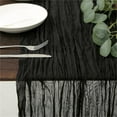 thumbnail image 1 of ChromaMuse Cheesecloth Table Runner, 70 Inches Boho Gauze Semi-Sheer Rustic Runner, Decorative Table Centerpiece for Thanksgiving, Wedding, Party, 1 of 8