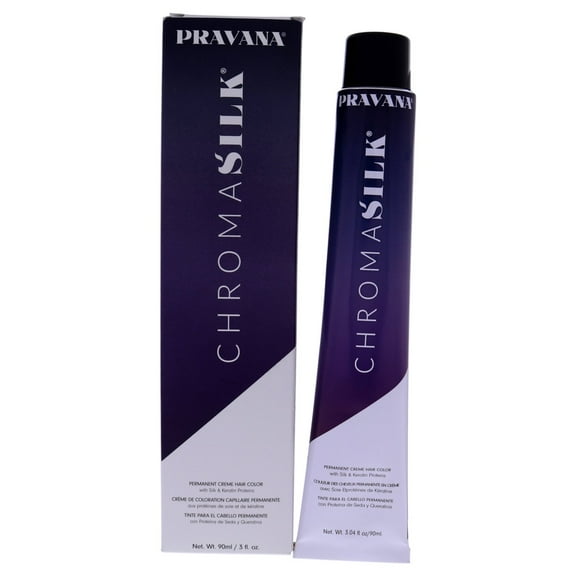ChromaSilk Creme Hair Color - 7.7 Light Violet Blonde by Pravana for Unisex - 3 oz Hair Color