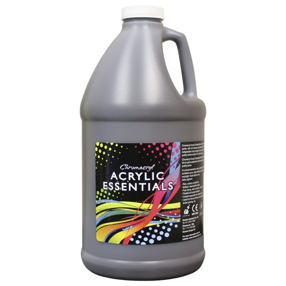 Chromacryl Acrylic Essentials, Burnt Umber, Half Gallon