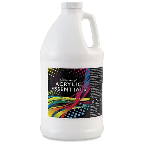 Chromacryl Acrylic Essentials Paint 1/2 Gallon White