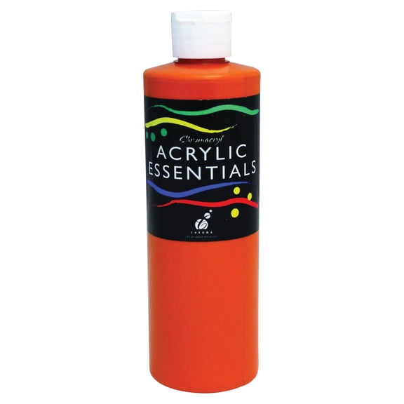 Chroma Acrylic Essential, 1 pt Bottle, Orange