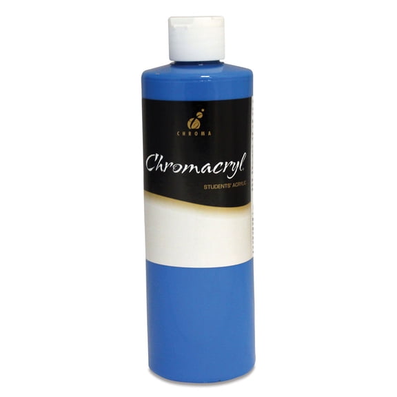 Chromacryl Premium Students Acrylic Paint, Pint, Cobalt