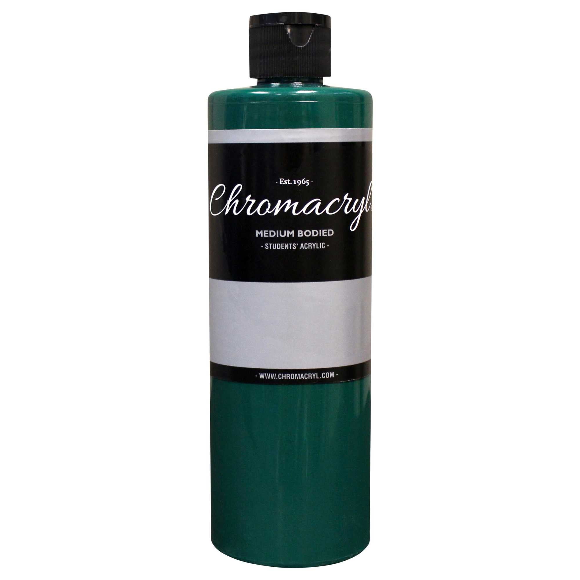 Chromacryl Premium Students Acrylic Paint, Pint, Deep Green