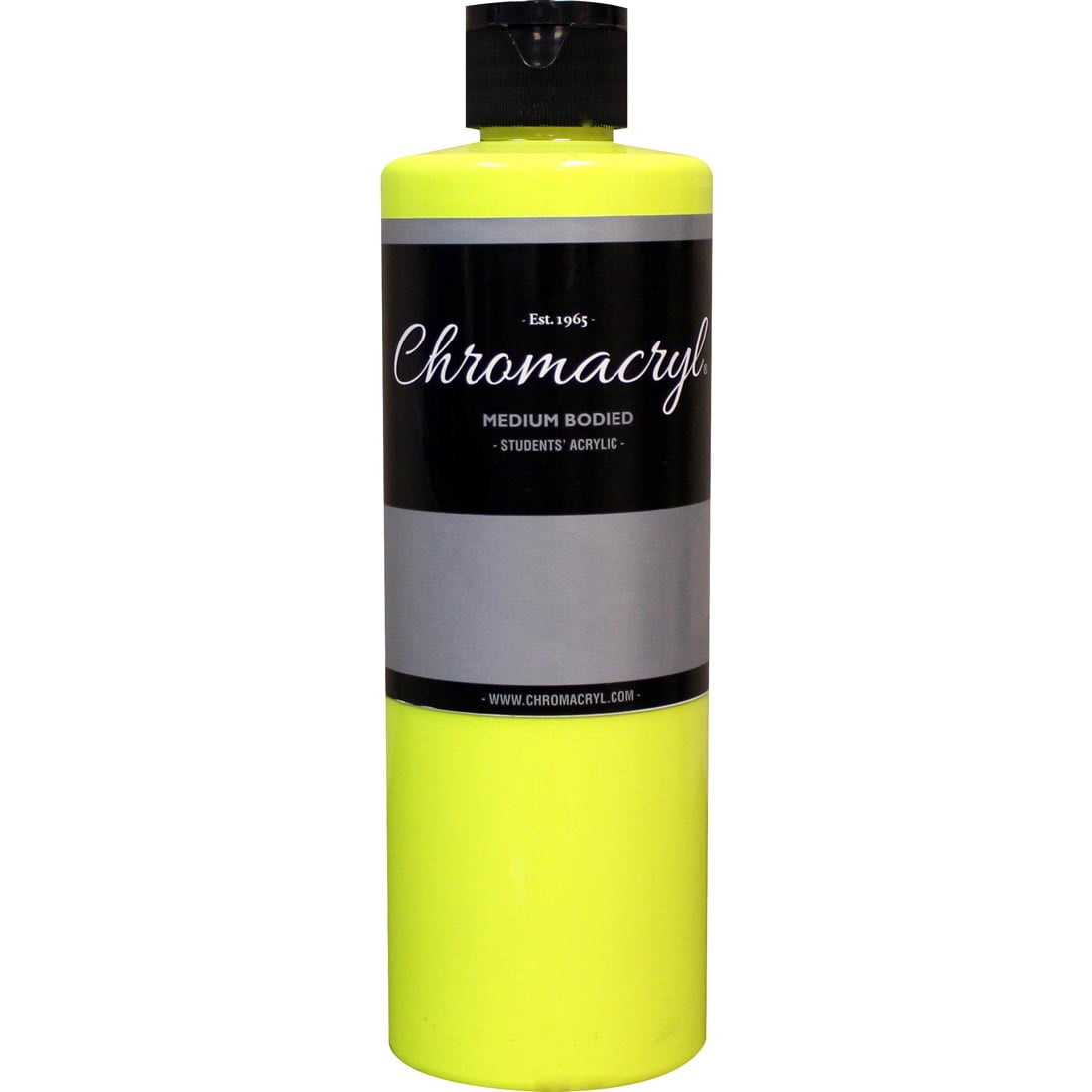 Chromacryl Students' Acrylic Paint Pint Neon Yellow