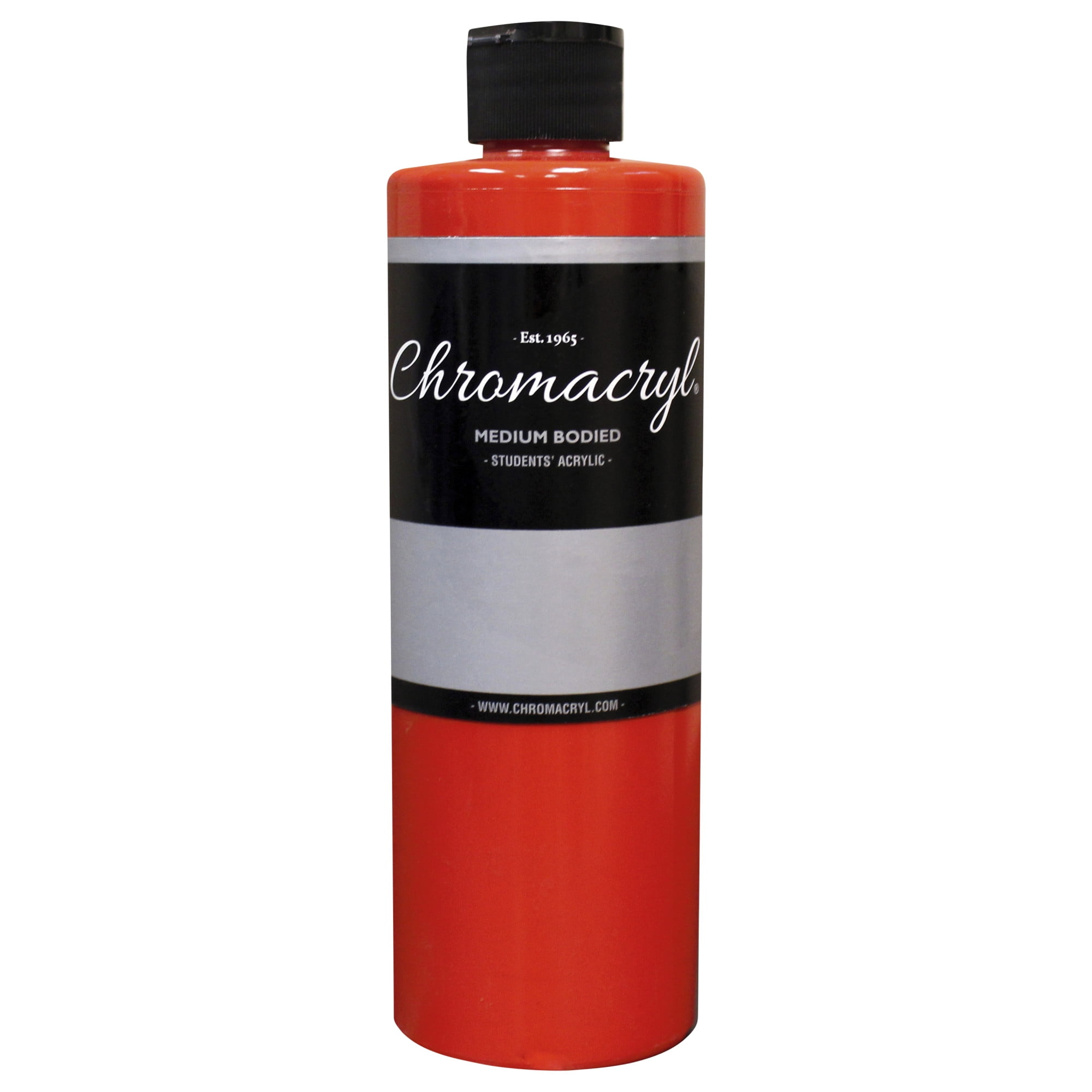 Chromacryl Premium Students Acrylic Paint, Pint, Primary Warm Red