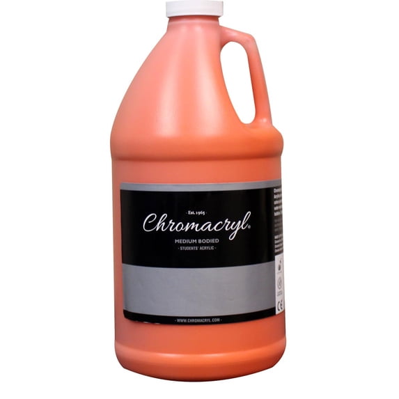 Paint Chromacryl 64Oz Or Vermillion