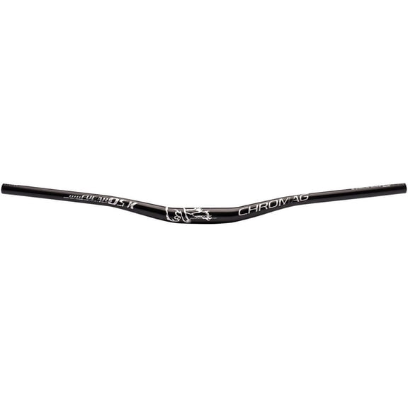 Chromag Fubars OSX LTD Handlebar - Aluminum, 25mm Rise, 31.8mm, 800mm, Black/Chrome