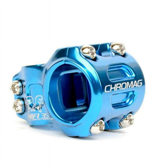Chromag HiFi Stem 1-1/8'' L: 50mm, 0, Dia: 35mm, Blue