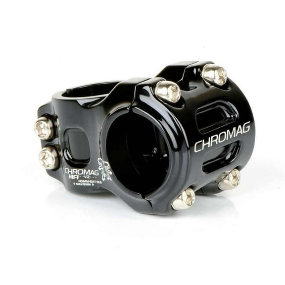 Chromag Hifi V2 Stem Clamp: 31.8mm , L: 31mm, Steerer: 1-1/8'', 0, Black