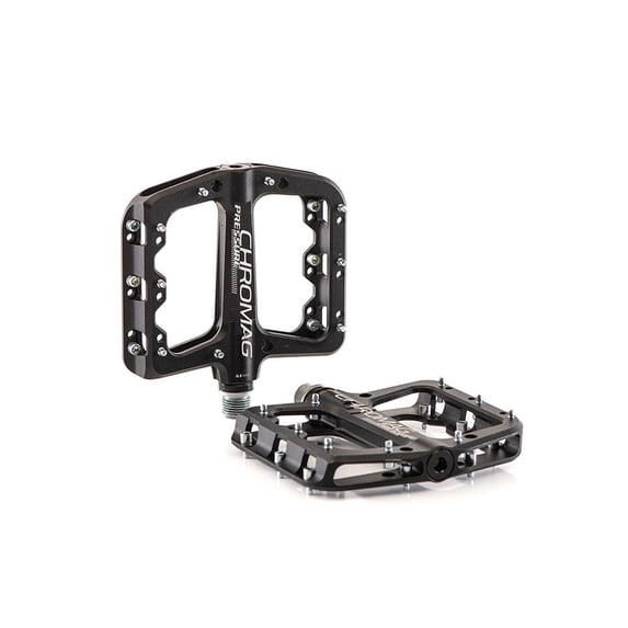 Chromag Pressure Platform Pedals, Body: Aluminum, Spindle: Steel, 9/16'', Black