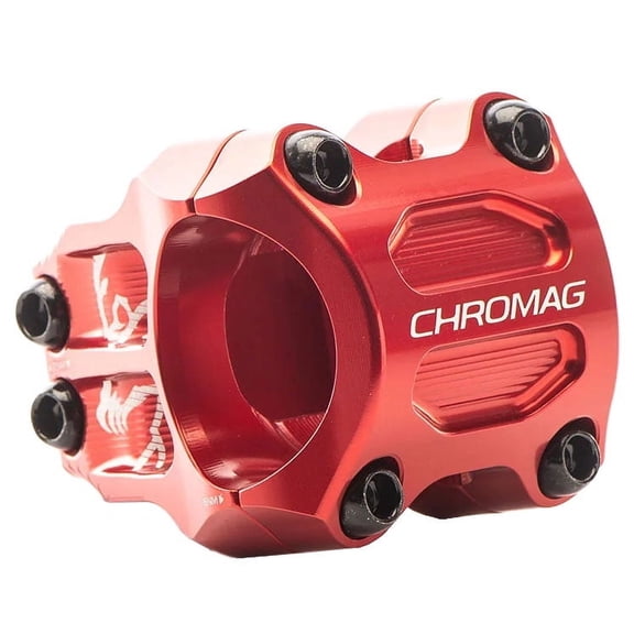 Chromag Riza Stem - 45mm, 31.8mm Clamp, +/-0, Red