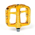 thumbnail image 1 of Chromag Scarab Platform Pedals 9/16" Concave Aluminum Body 24 Tunable Pins Gold, 1 of 2