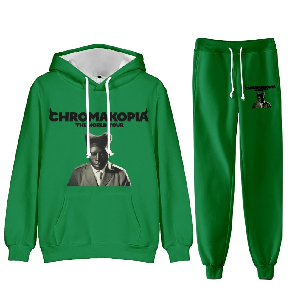 Chromakopia The World Tour 2025 Sweatsuit Hip Hop Hoodies 2 Piece Suit
