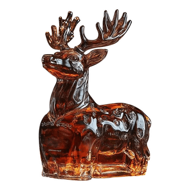Chromalune Bald Eagle-Shaped Glass Liquor Decanter - Dishwasher Safe, Home Bar Decor & Gift Set for Men