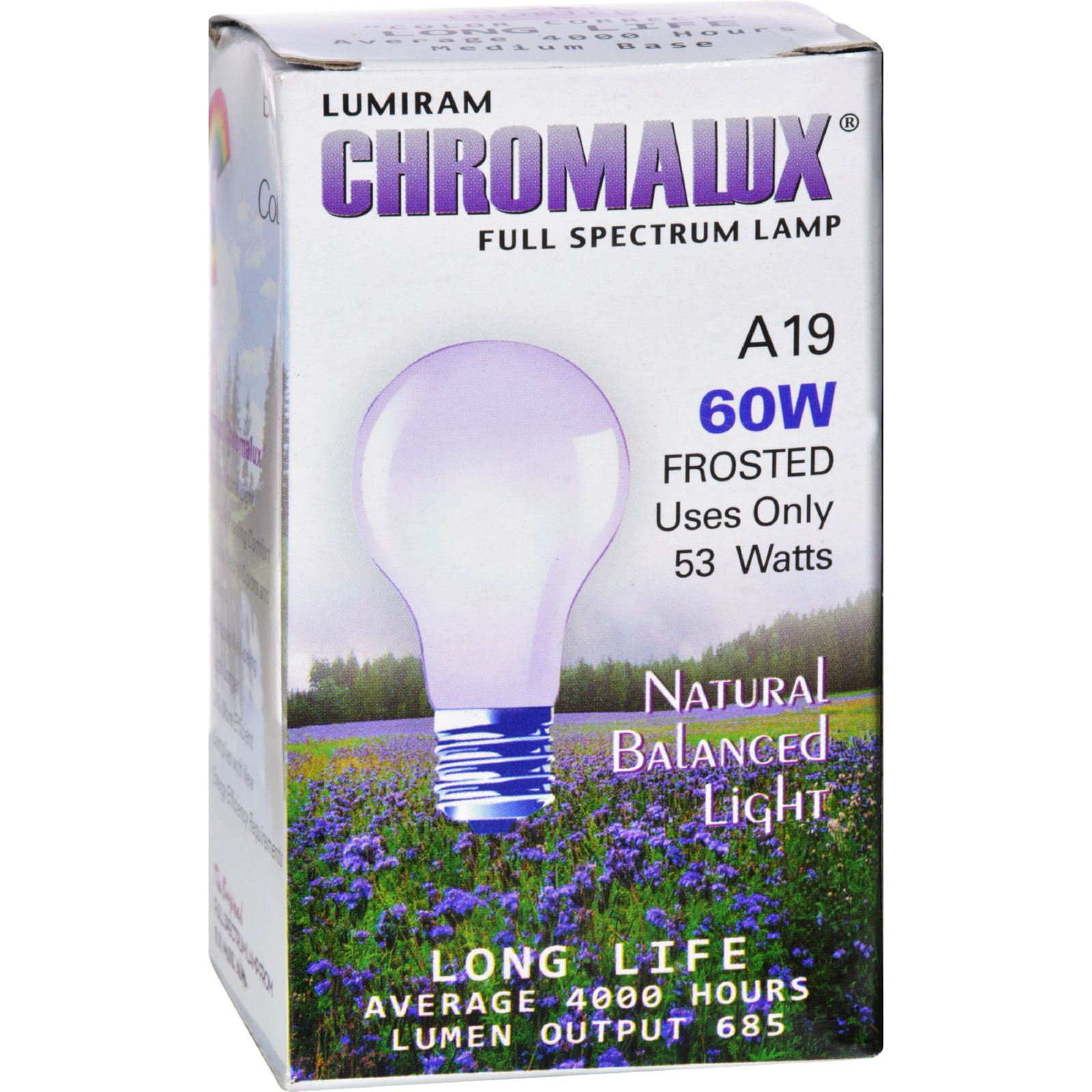 Chromalux Light Bulb Frosted-60W - 1 - Walmart.com