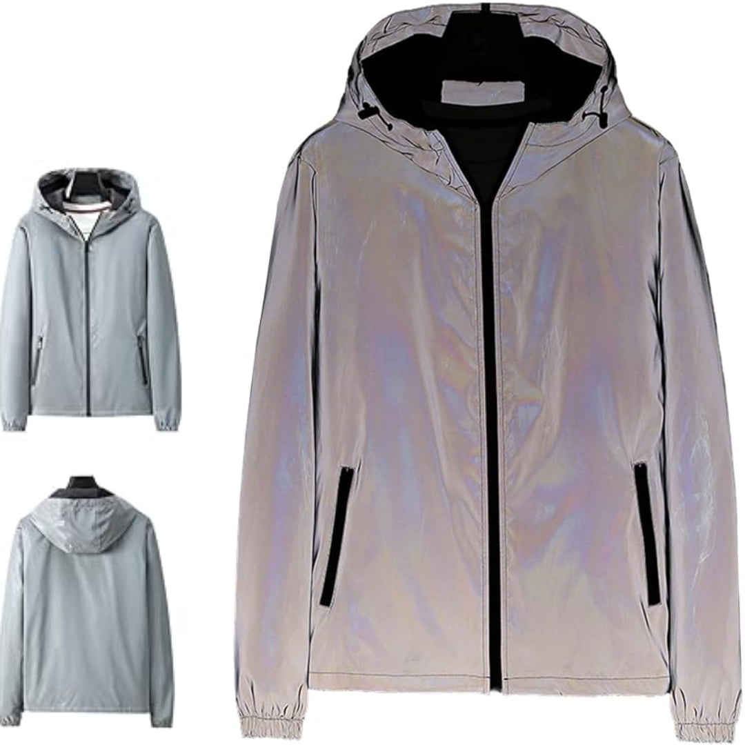 【KOOLOSET】Daily Cosmic Windbreaker Chromashift Reflective Windbreaker – Daily Wear, Night Runs