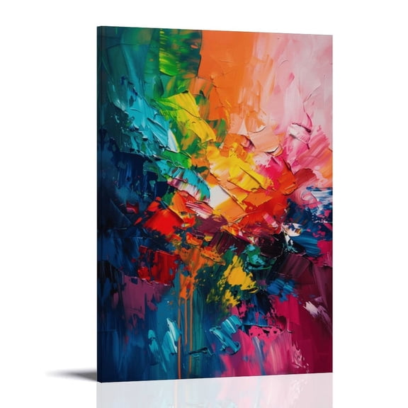 Chromatic Burst Poster Wall Art Canvas Aesthetic Music And Movies Decorative Painting for Living Room Bed Room
