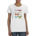 thumbnail image 1 of Chromatic Butterflies I T-Shirt Women -June Erica Vess Designs, Female 5X-Large, 1 of 4