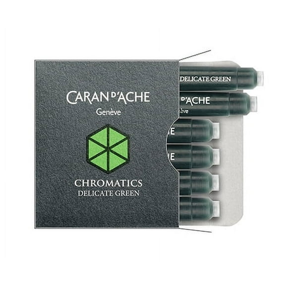 Chromatic Fountain Pen cartridge -Delicate Green- box of 6