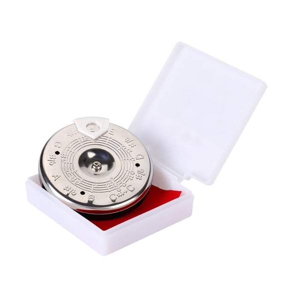 Chromatic Pitch Pipe C-C 13 Note Tuner, Musical Instrument Tuning Tool With Protective Case, Portable Chromatic Tuner For Guitar, Violin, Ukulele, Piano & Vocal Training,1pcs
